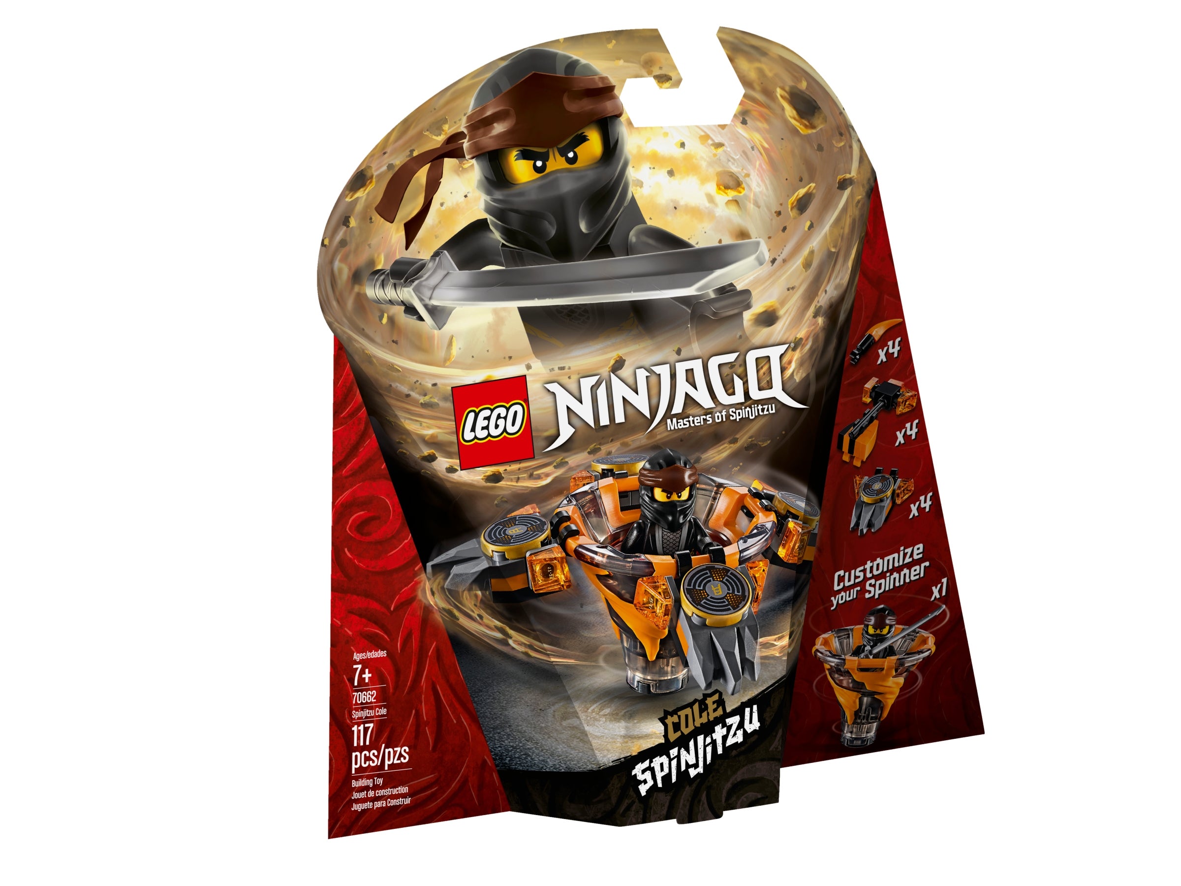 Lego ninjago Cole Spinjitzu 70662 70662 Lego